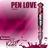 CANETA COMESTIVEL SICRET PEN LOVE TRADICIONAL 20G CEREJA